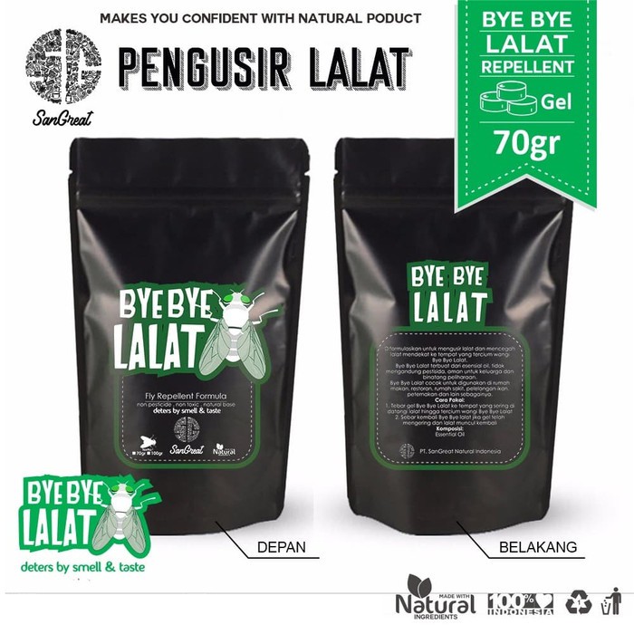 Bye Bye Lalat Gel Pengusir Lalat 70 gr ampuh murah anti lalat