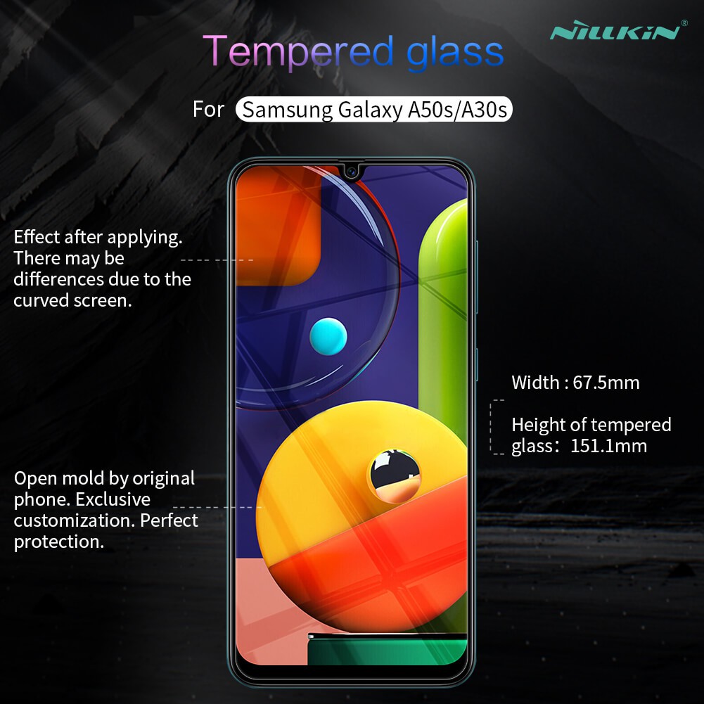 AUTHENTIC Tempered glass SAMSUNG A30 / A30s Thickness 0.2mm H+P