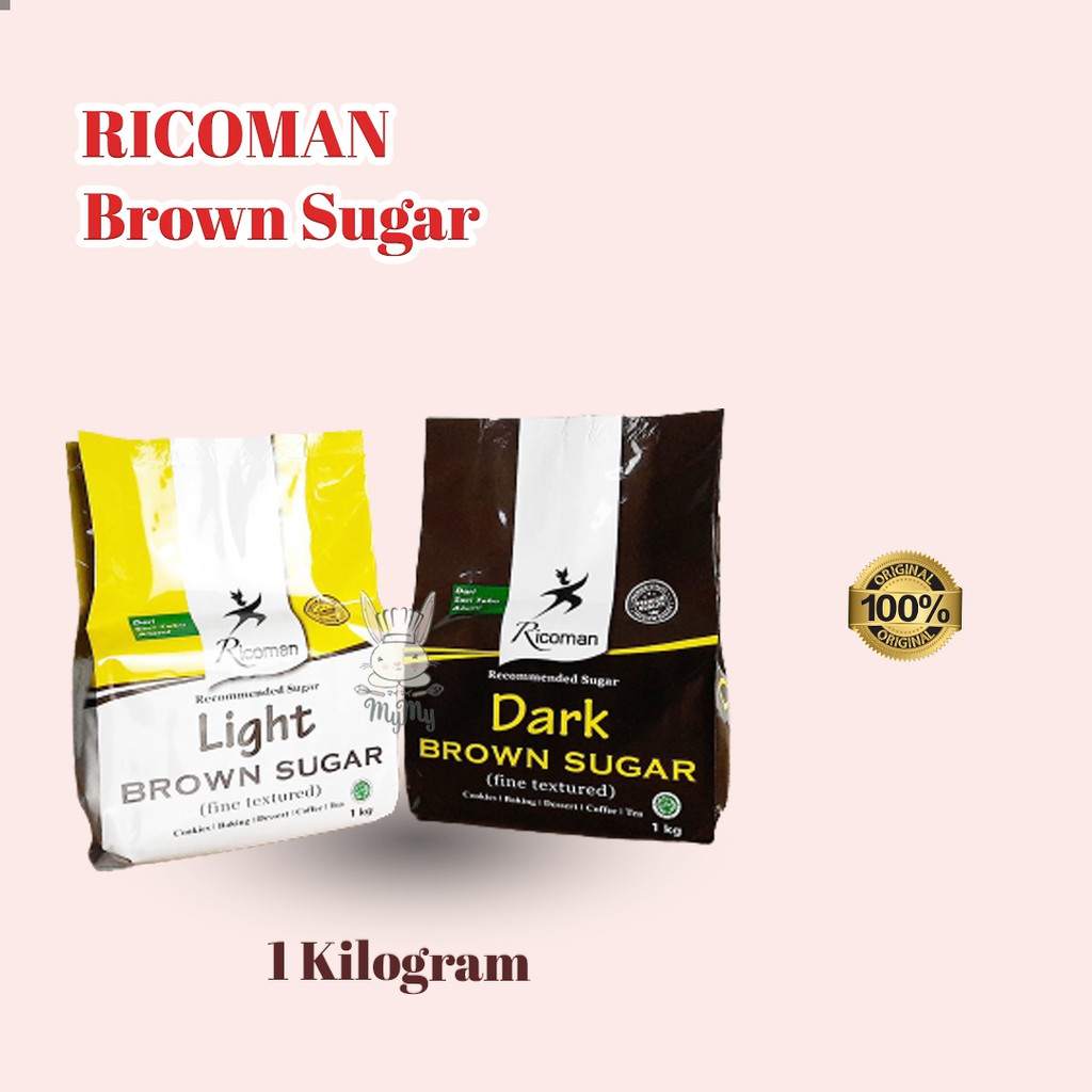 

RICOMAN Dark & Light Brown Sugar1 kg