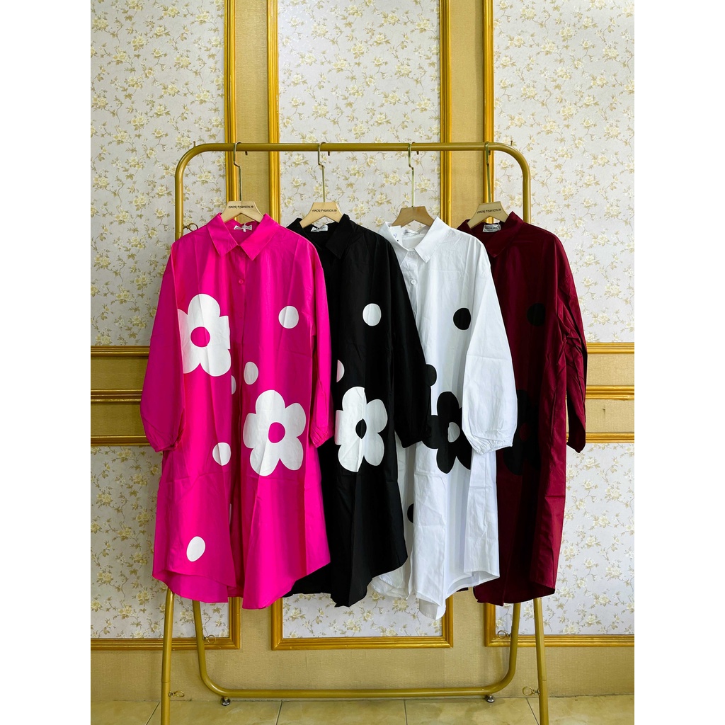 TBB | TUNIK BUNGA-BUNGA KATUN IMPORT