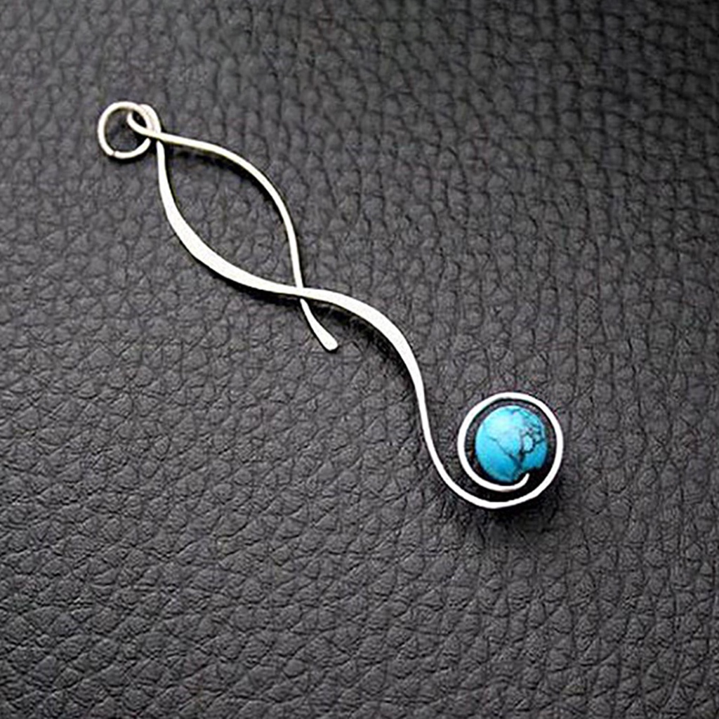 Hu Hu Hu Hu Hu Alat Bantu Pasang Kacamata♡ 1 Pasang Anting Gantung Panjang Hias Turquoise Imitasi Tahan Jatuh Untuk Hadiah