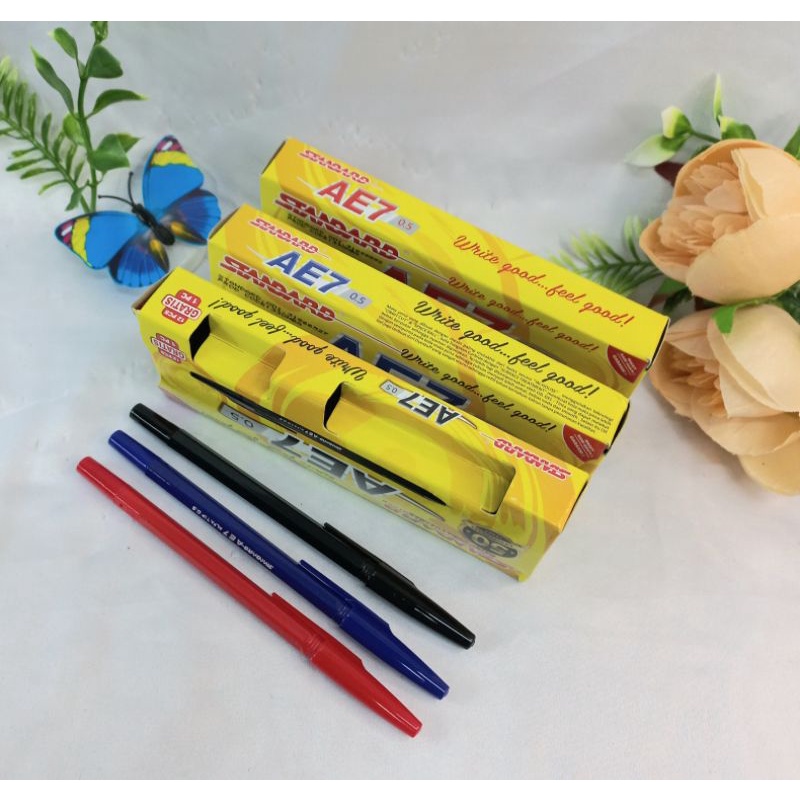 

Pulpen Standart AE7 Isi 12Pcs Pen Pena Ballpoint
