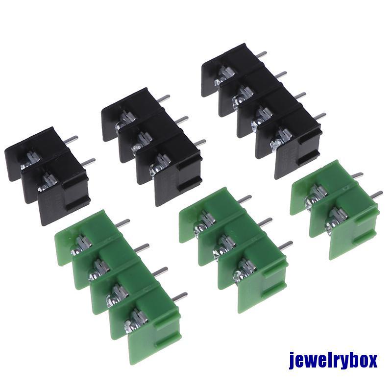 10pcs Blok Terminal Sekrup 7.62mm Kf7.62-2P 3p 4p 7.62mm