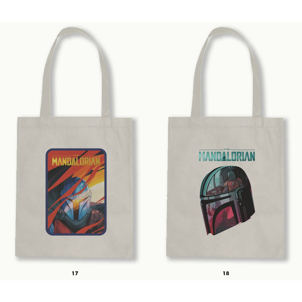 TOTE BAG BLACU 30X40 - THE MANDALORIAN .01