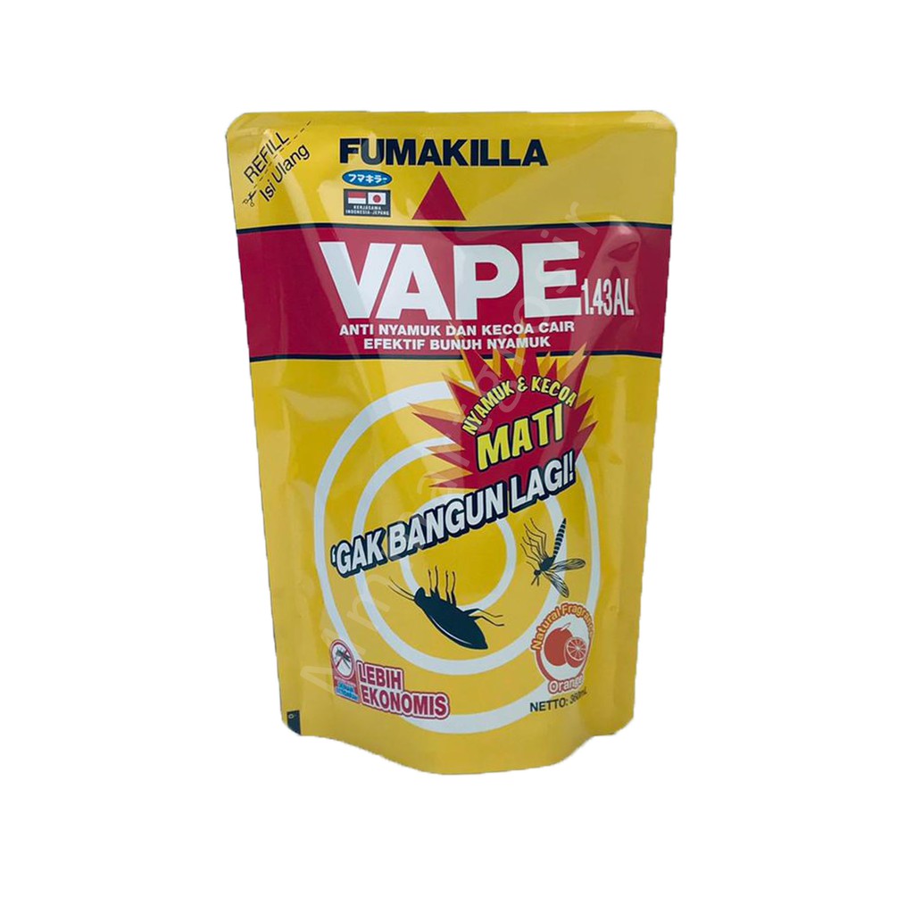 Fumakilla / Vape ./ Anti nyamuk dan kecowa / Orange