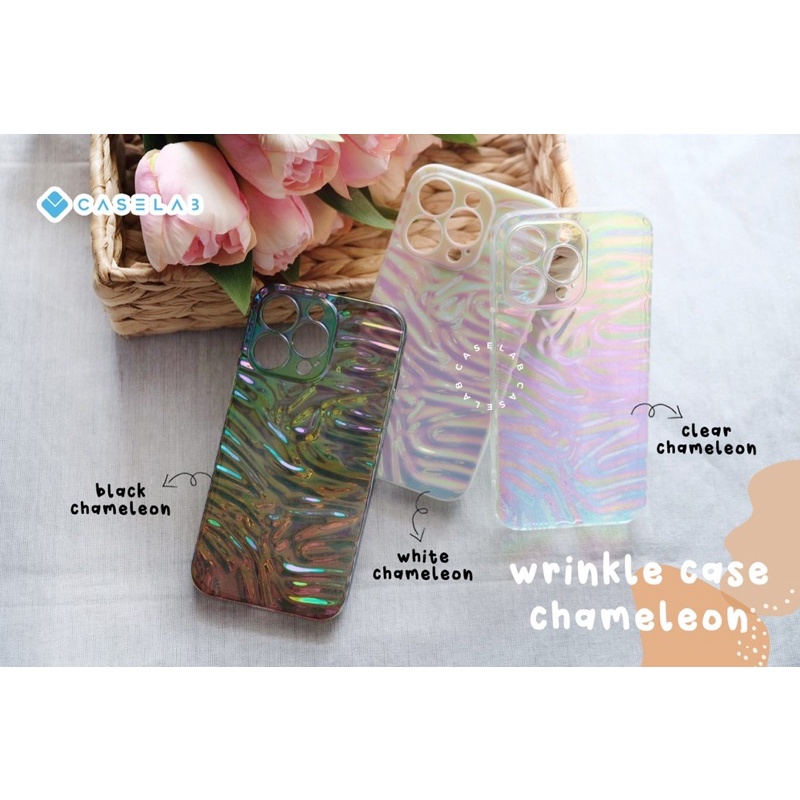 WRINKLE CASE CHAMELEON 13PROMAX 13 13PRO 12PROMAX 12 12PRO 11PROMAX 11 11PRO WARNA RAINBOW PREMIUM CASE