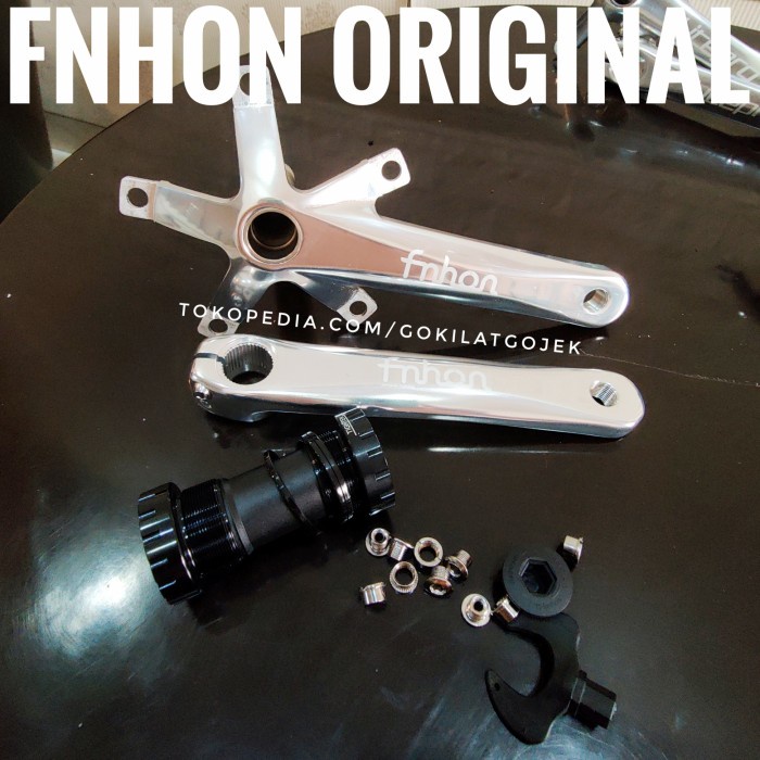 Crankset Sepeda Lipat Fnhon Original Hollowtech Ht2 Bcd 130 Crank Arm