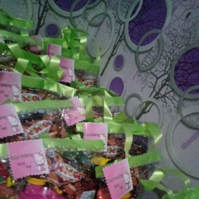 Parcel Snack Murah + Botol Minum Kemasan Cantik Ulang Tahun