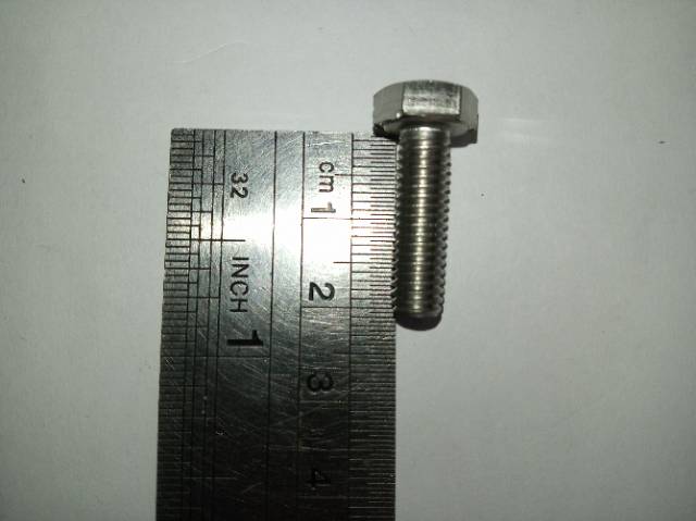 Baut hex M6 X 20 (2cm) stainless 304 THE A2-70