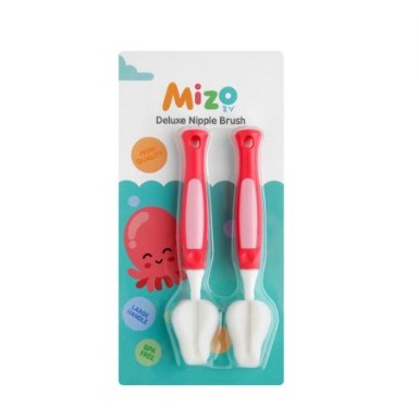 Mizo Deluxe Nipple Brush Sikat Dot Bayi Isi 2 Pcs