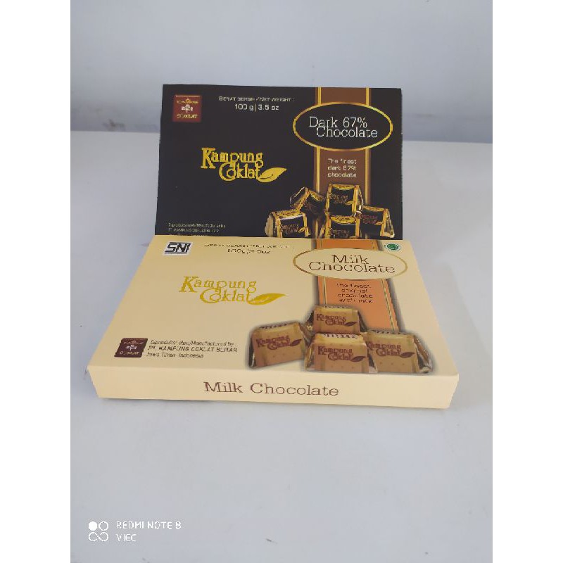 

Coklat Box MINI dark 67 % Milk kemasan [100 gram] Kampung Coklat Blitar