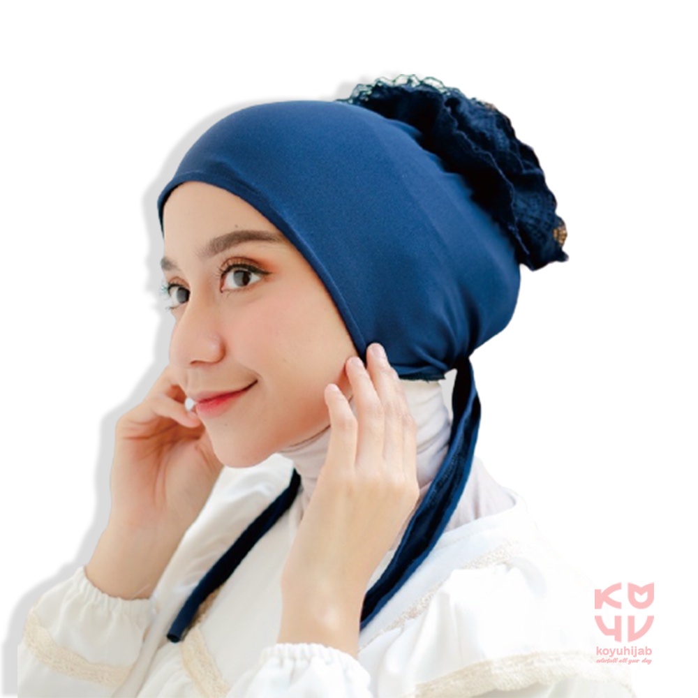 Koyu Hijab Inner Cepol Adem