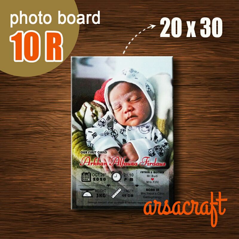 

cetak foto+papan 10R dan 12R /KADO CUSTOME /kado UNIK / kado wisuda/ kado ultah