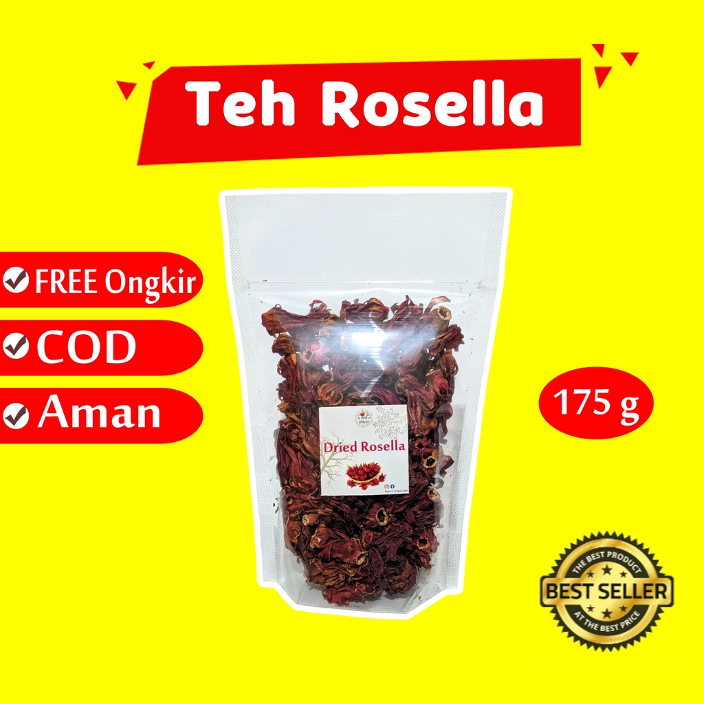 

BUNGA ROSELLA 175GR KERING TEH ROSELA MERAH ROSSELA TEA