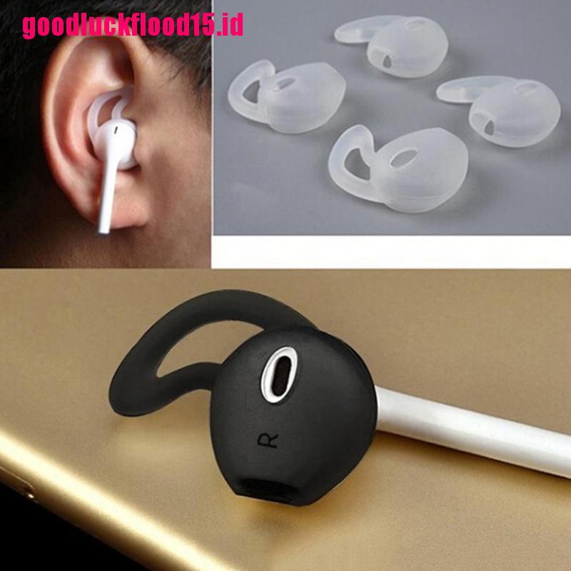 (LUCKID) 5 Pasang cover earphone in-ear Bahan Silikon Untuk Olahraga