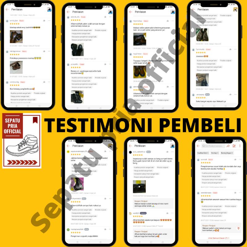 Sepatu Safety Motor Turing Spatu Sapety Pria Sapatu Sefety Laki Laki Sepatoe Kerja Ujung Besi Hitam-8