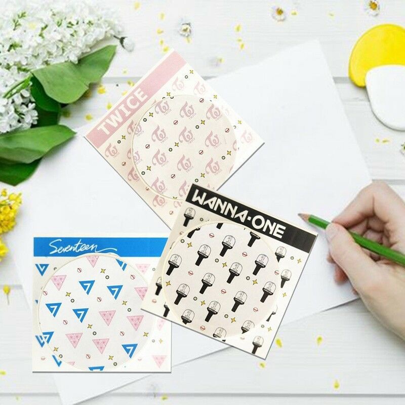 

( BTS ) Yo Yo Store Stiker Kertas / Selotip Kpop BTS Wanna One GOT7 Washi untuk Scrapbook DIY