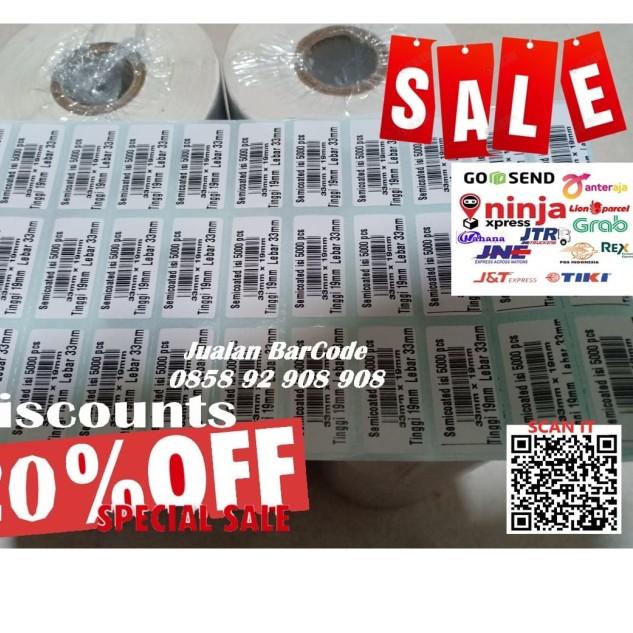 

◄ LABEL BARE SEMICOATED 33 X 19 3 LINE GAP CORE 1" ISI 5.000 PCS ◊