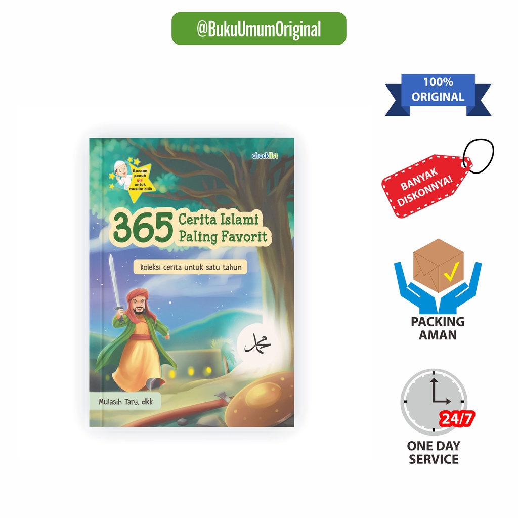 Buku Cerita Anak 365 Cerita Islami Paling Favorit