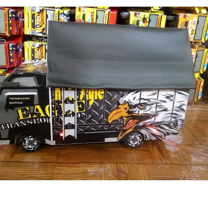 Paling Diminati.. Mainan Miniatur Truk Oleng Elang 42 CM Canter Mania Truk Tampan