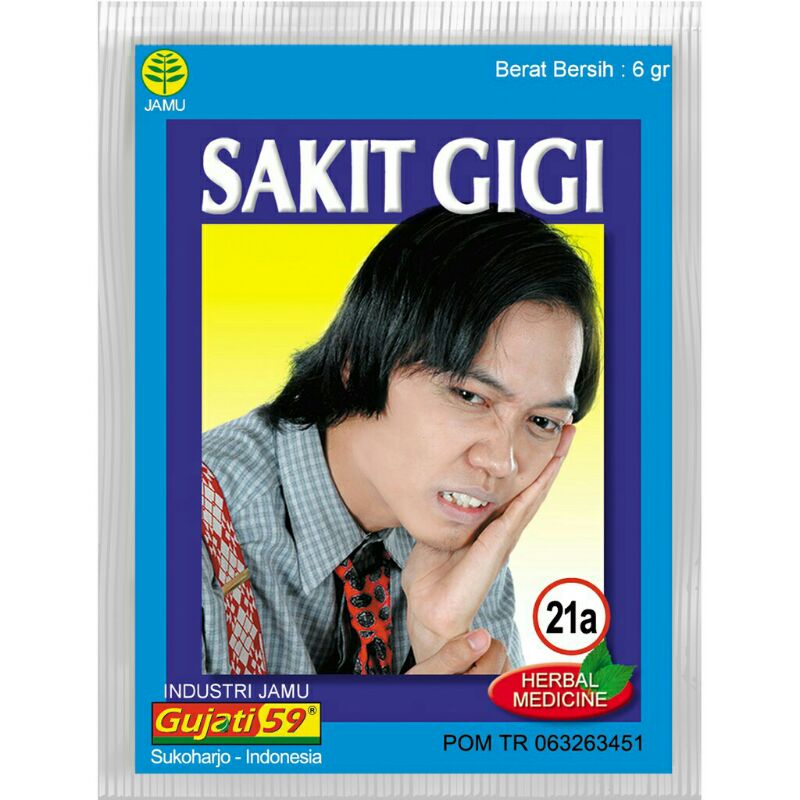 

[COD] JAMU SAKIT GIGI GUJATI 59 20 sachet JAMU TRADISIONAL HERBAL DIDEL