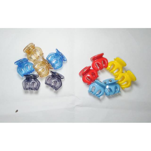 JPJ06 Jepit Jedai Jeday Kecil Warna Warni Isi 6 (3 pasang) 2,5cm