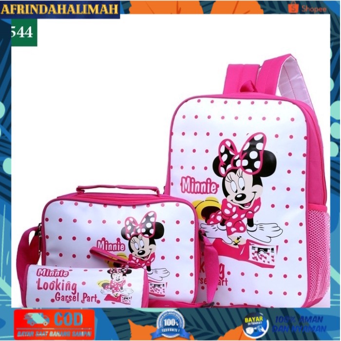 

{TERBARU} tas anak perempuan / tas sekolah satu set / beli satu dapat tiga grs
