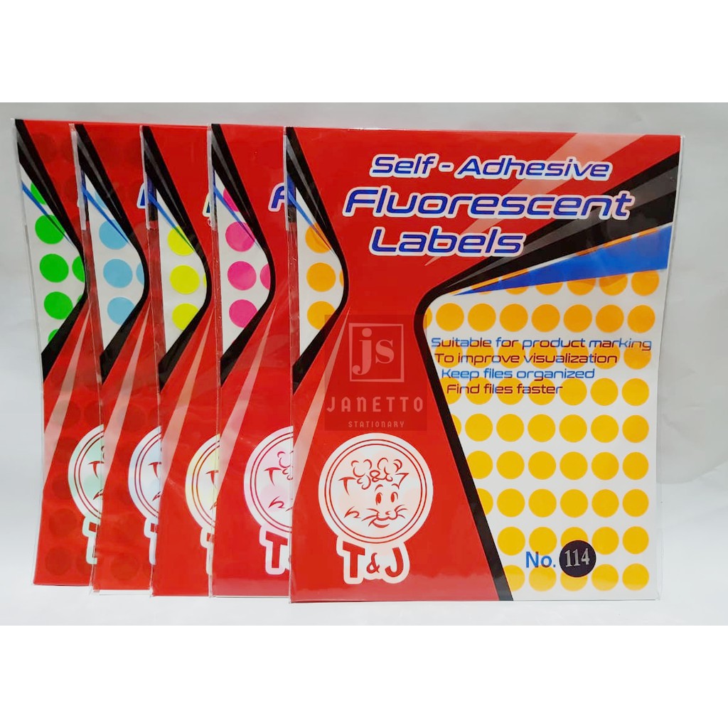 LABEL Tom & Jerry WARNA FLUORESCENT No 114