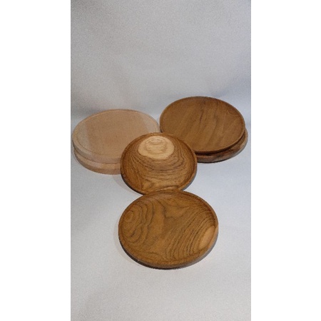 PIRING 15CM ~ KAYU JATI ~ UKURAN 15CM