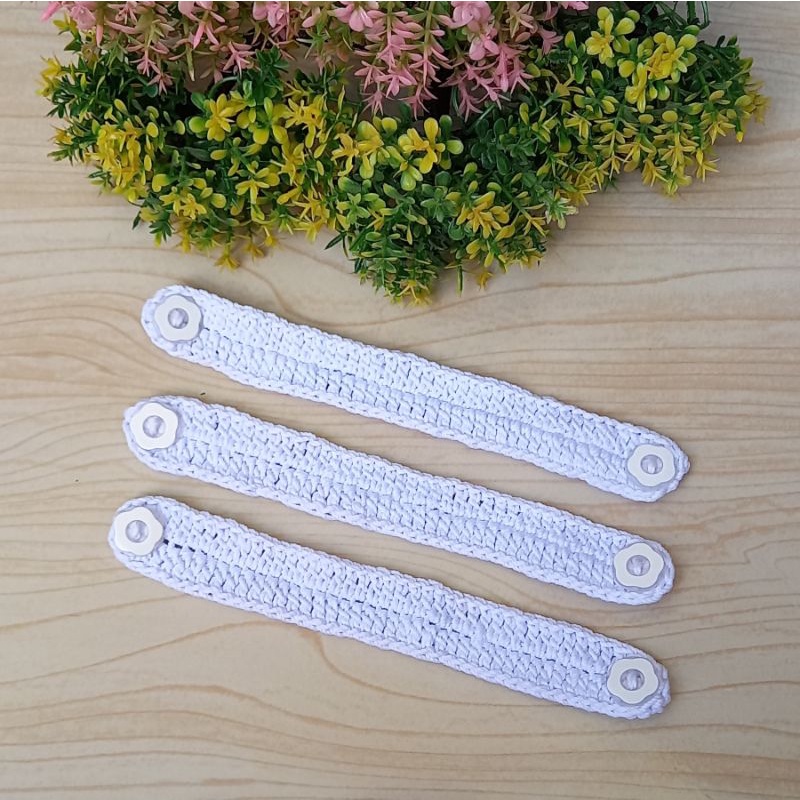 Konektor masker rajut/tali masker/pengait masker/penghubung tali masker rajut/strap