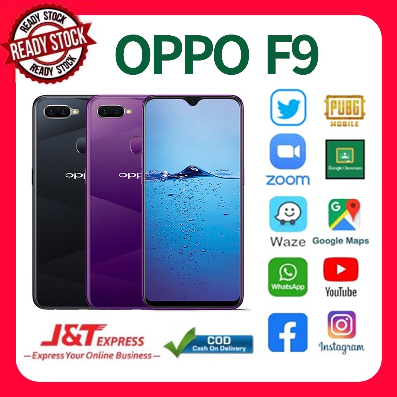 HP Murah OPPO F9 PRO ram 6/64GB &amp; 6/128GB Android Smartphone  HD 6,3 inci sidik jari layar penuh FULLSET GARANSI 12 BULAN