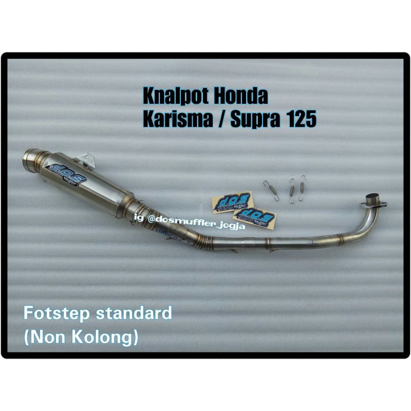 KNALPOT SUPRA125/KHARISMA 200CC