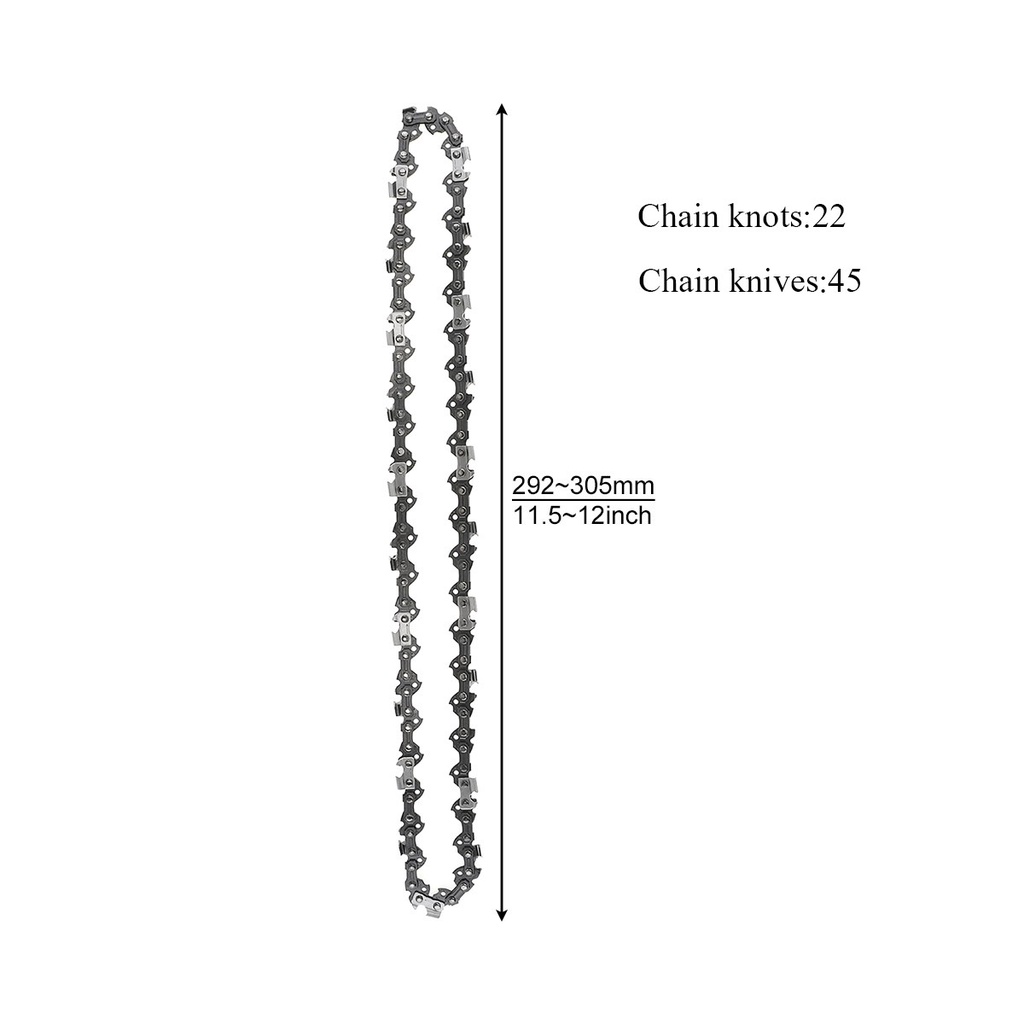 11.5-12 ''Electric Saw Chain Blade Mata Gergaji Potong Kayu Onderdil