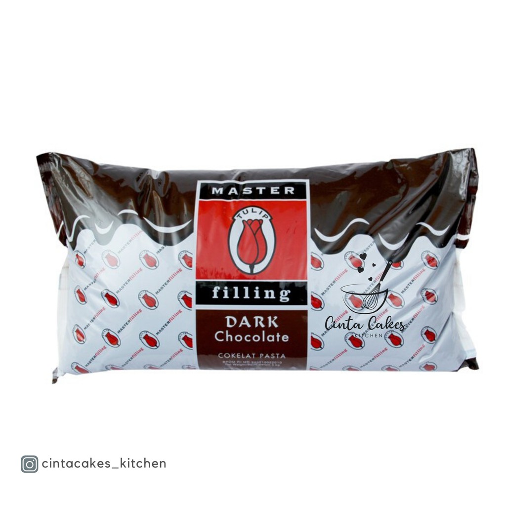 

Topping & Filling - Choco Filling Tulip Repack 1 Kg - Filling Cokelat