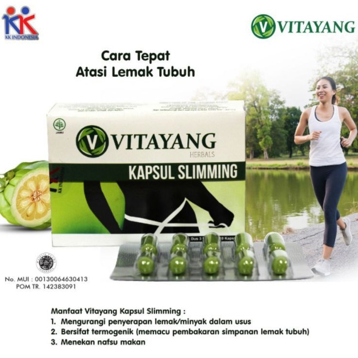 Vitayang Slimming Capsule Herbal Isi 30 kapsul ( Kapsul Diet Mengurangi Lemak )