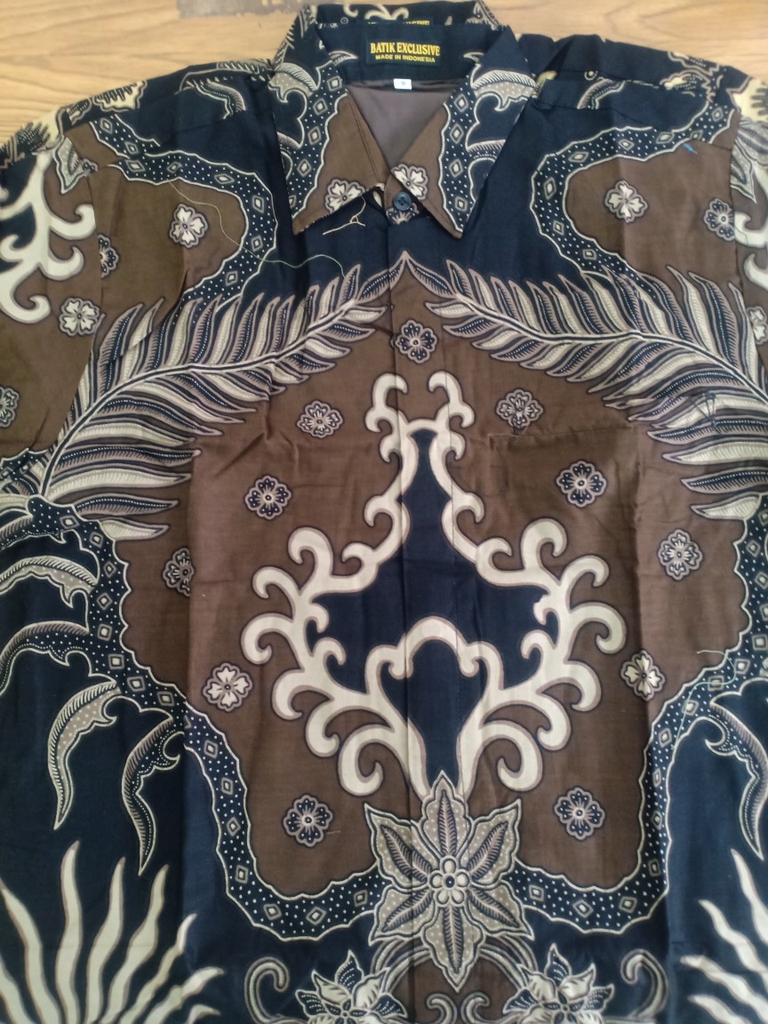 Kemeja Batik Reguler Fit Bahan Katun Baturaden B377