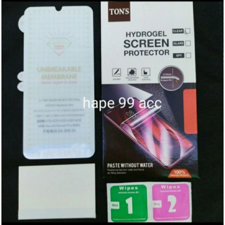 Samsung A22 4G 5G anti gores hydrogel clear screen protector