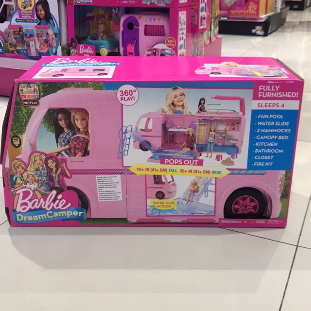 barbie dream camper playset