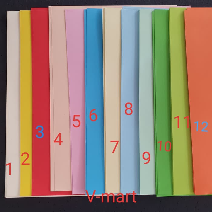 

Promo Sinar Dunia color / kertas warna 80 gms isi 20 lembar / hvs warna a4 terbaik