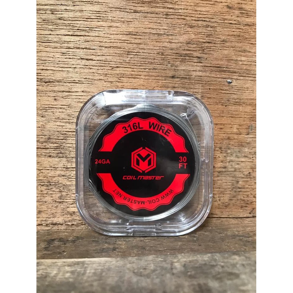 Authentic Coil Master 316 SS wire 24 AWG 30Ft/9.14M