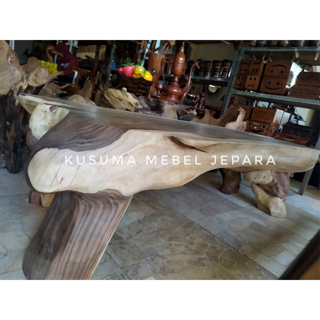 Kursi Bangku Kayu Sonokeling Solid - Panjang 200cm & Lebar 80cm