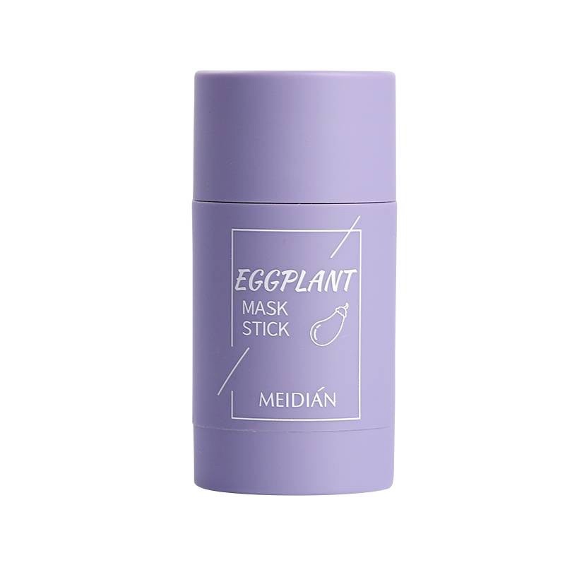 MEIDIAN Green Tea Mask Cleansing Clay Stick Masker wajah Masker Pembersih komedo/Cleansing Mask-EGGPLANT