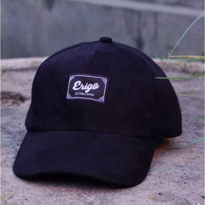 Topi Erigo Terbaru 2021 TOPI PRIA DISTRO BASEBALL IMPORT erigo HITAM ORIGINAL - BAHAN BERKUALITAS PR