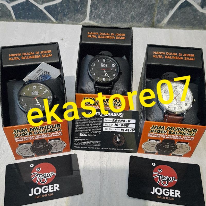 Jam Tangan Joger Berjalan Mundur Joger Bali