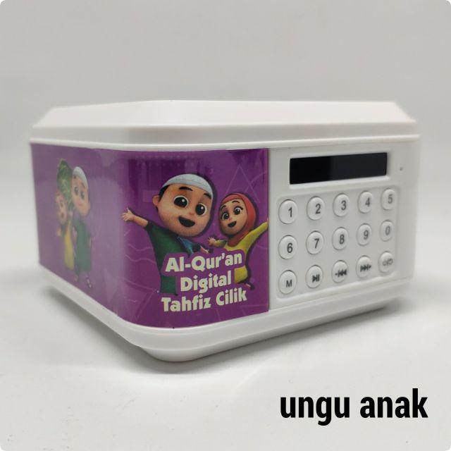 (BISA REQUEST NAMA.) SPEAKER ALQURAN ADVANCE TP600 16GB BLUETOOTH/UST.SOMAD-ADVANCE UNGU ANAK