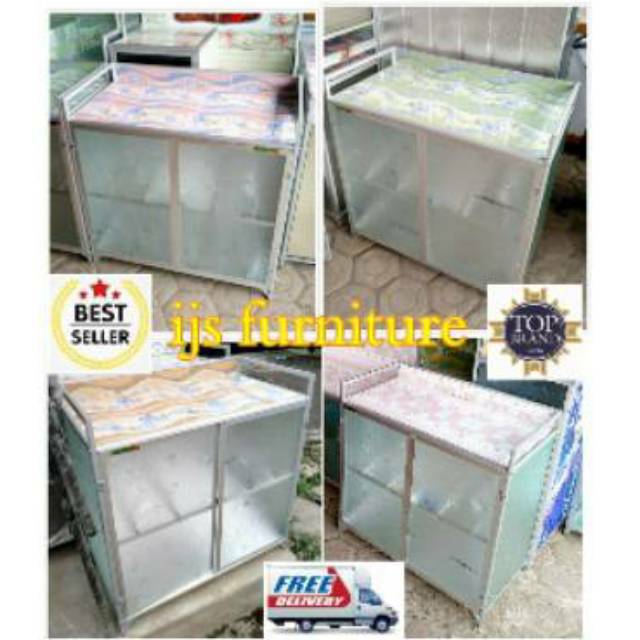 Rak Kompor 2 Pintu Rata Bawah Keramik