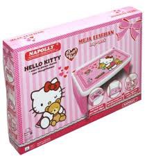 Meja Belajar Anak + Laci Meja Lipat Meja Lesehan Karakter Hello Kitty Napolly Meja Frozen Hot Wheel