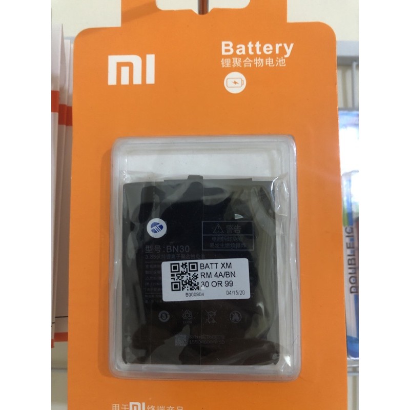 Baterai Batt Batre Xioami Bn30 Redmi 4A Ori 99