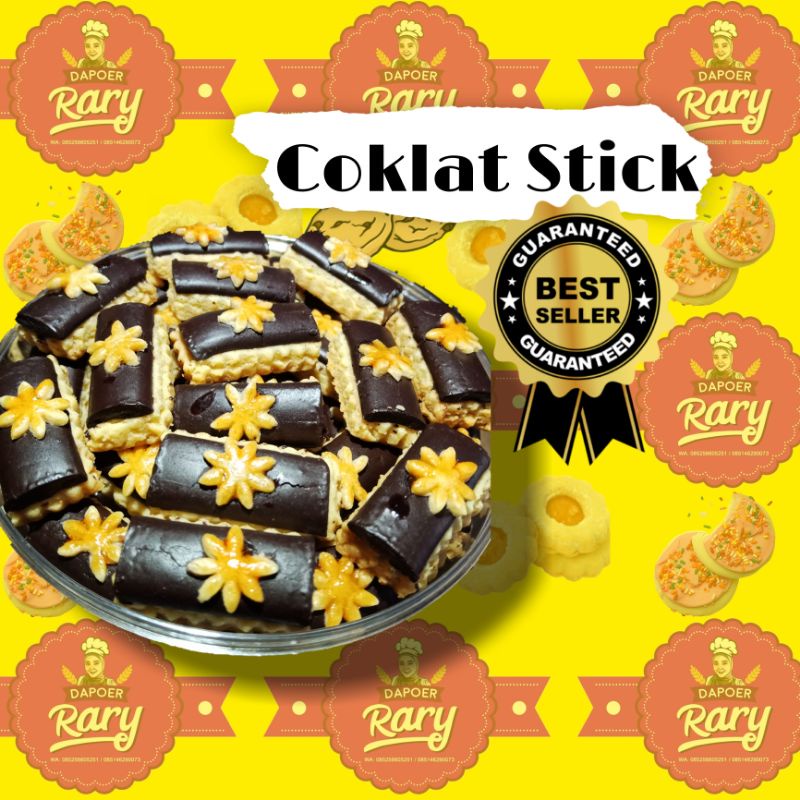 

Kue Kering Coklat Stick Awra Cookies BEST SELLER Uk. 500 gr Coklat Colatta