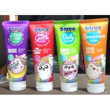 ^ KYRA ^ Bfree Kids Lotion Sunscreen Anak Anak Mild Gentle Bed Time Daily Sun Screen With SPF 30+ UVA UVB